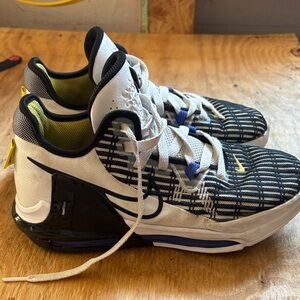 Nike Kids' Black, White, and Yellow Sneakers